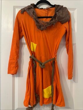 Spirit Orange and Brown Scarecrow Dress Costume